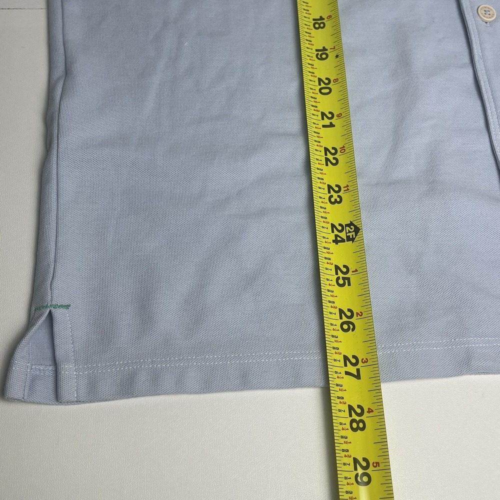Tommy Bahama Island Zone Medium Blue Supima Camp Loop Collar 37.5 Technology - Picture 11 of 13